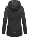 Marikoo Bikoo Damen Teddyfell gefüttert Winterjacke B802 Schwarz Größe S - Gr. 36