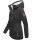 Marikoo Bikoo Damen Teddyfell gefüttert Winterjacke B802 Schwarz Größe S - Gr. 36