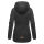 Marikoo Bikoo Damen Teddyfell gefüttert Winterjacke B802 Schwarz Größe XXL - Gr. 44