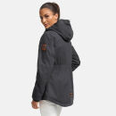 Marikoo Bikoo Damen Teddyfell gefüttert Winterjacke B802 Anthrazit Größe XXL - Gr. 44