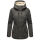 Marikoo Bikoo Damen Teddyfell gefüttert Winterjacke B802 Anthrazit Größe XXL - Gr. 44