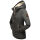 Marikoo Bikoo Damen Teddyfell gefüttert Winterjacke B802 Anthrazit Größe XXL - Gr. 44
