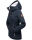 Marikoo Bikoo Damen Teddyfell gefüttert Winterjacke B802 Navy Größe S - Gr. 36