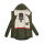 Marikoo Bikoo Damen Teddyfell gefüttert Winterjacke B802 Grün Größe L - Gr. 40
