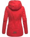 Marikoo Bikoo Damen Teddyfell gefüttert Winterjacke B802 Rot Größe XS - Gr. 34