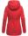 Marikoo Bikoo Damen Teddyfell gefüttert Winterjacke B802 Rot Größe XS - Gr. 34