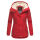 Marikoo Bikoo Damen Teddyfell gefüttert Winterjacke B802 Rot Größe S - Gr. 36