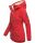 Marikoo Bikoo Damen Teddyfell gefüttert Winterjacke B802 Rot Größe L - Gr. 40