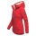 Marikoo Bikoo Damen Teddyfell gefüttert Winterjacke B802 Rot Größe L - Gr. 40