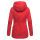 Marikoo Bikoo Damen Teddyfell gefüttert Winterjacke B802 Rot Größe L - Gr. 40