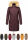 Navahoo Halina Damen Winter Steppmantel mit Kunstfell B803