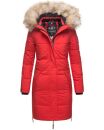 Navahoo Halina Damen Winter Steppmantel mit Kunstfell...