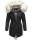 Navahoo Honigfee warme Damen Winter Jacke mit Kapuze und Kunstfell B805 Schwarz Größe S - Gr. 36