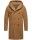 Marikoo Irukoo Herren Designer Winter Mantel lang mit Kapuze sehr warm B806 Camel Größe XL - Gr. XL