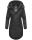 Marikoo Kamil warme Damen Winter Jacke lang mit Kapuze B807 Schwarz Größe L - Gr. 40