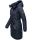 Marikoo Kamil warme Damen Winter Jacke lang mit Kapuze B807 Navy Größe L - Gr. 40