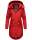 Marikoo Kamil warme Damen Winter Jacke lang mit Kapuze B807 Rot Größe S - Gr. 36