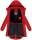 Marikoo Kamil warme Damen Winter Jacke lang mit Kapuze B807 Rot Größe L - Gr. 40