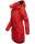 Marikoo Kamil warme Damen Winter Jacke lang mit Kapuze B807 Rot Größe XXL - Gr. 44