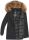 Marikoo Karmaa-Princess Damen Wintejacke mit Fellkragen B808 Schwarz Größe XS - Gr. 34