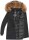 Marikoo Karmaa-Princess Damen Wintejacke mit Fellkragen B808 Schwarz Größe XXL - Gr. 44