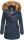 Marikoo Karmaa-Princess Damen Wintejacke mit Fellkragen B808 Navy Größe L - Gr. 40