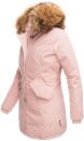 Marikoo Karmaa-Princess Damen Wintejacke mit Fellkragen B808 Rosa Größe XS - Gr. 34