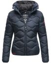 Navahoo Key Color Damen Winter Steppjacke B809 Navy...
