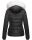 Navahoo Khingaas Damen Winter Steppjacke mit Kapuze B810 Schwarz Größe M - Gr. 38