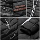 Navahoo Khingaas Damen Winter Steppjacke mit Kapuze B810 Schwarz Größe L - Gr. 40