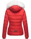 Navahoo Khingaas Damen Winter Steppjacke mit Kapuze B810 Rot Größe XS - Gr. 34