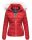 Navahoo Khingaas Damen Winter Steppjacke mit Kapuze B810 Rot Größe XS - Gr. 34