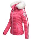 Navahoo Khingaas Damen Winter Steppjacke mit Kapuze B810 Pink Größe M - Gr. 38