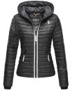 Navahoo Kimuk Princess leichte Damen Steppjacke B811 Schwarz Größe XS - Gr. 34