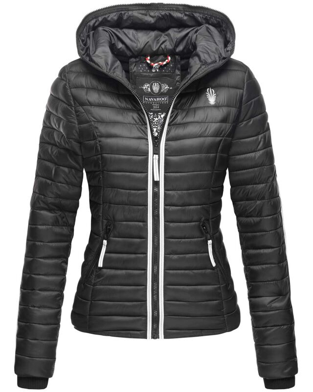 Navahoo Kimuk Princess leichte Damen Steppjacke B811 Schwarz Größe XL - Gr. 42