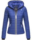 Navahoo Kimuk Princess leichte Damen Steppjacke B811 Jeans Blau Größe XS - Gr. 34