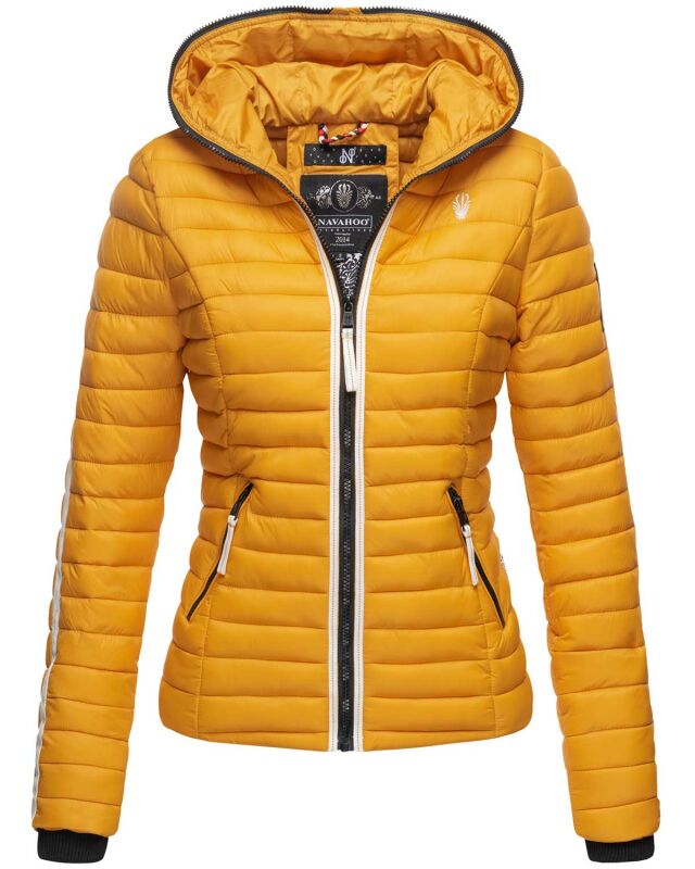 Navahoo Kimuk Princess leichte Damen Steppjacke B811 Gelb Größe XS - Gr. 34