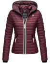 Navahoo Kimuk Princess leichte Damen Steppjacke B811 Weinrot Größe XS - Gr. 34