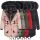 Marikoo Knutschkugel Damen Winter Jacke mit Kunstfell B812