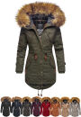 Marikoo La Viva Princess Damen Winterjacke mit Kapuze B813