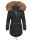 Marikoo La Viva Princess Damen Winterjacke mit Kapuze B813 Schwarz Größe M - Gr. 38