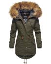 Marikoo La Viva Princess Damen Winterjacke mit Kapuze...