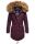 Marikoo La Viva Princess Damen Winterjacke mit Kapuze B813 Weinrot Größe S - Gr. 36