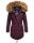 Marikoo La Viva Princess Damen Winterjacke mit Kapuze B813 Weinrot Größe XL - Gr. 42