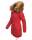 Marikoo La Viva Princess Damen Winterjacke mit Kapuze B813 Rot Größe XL - Gr. 42