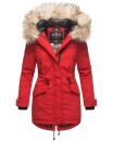 Navahoo Lady Like warme Damen Winterjacke mit Kapuze und...