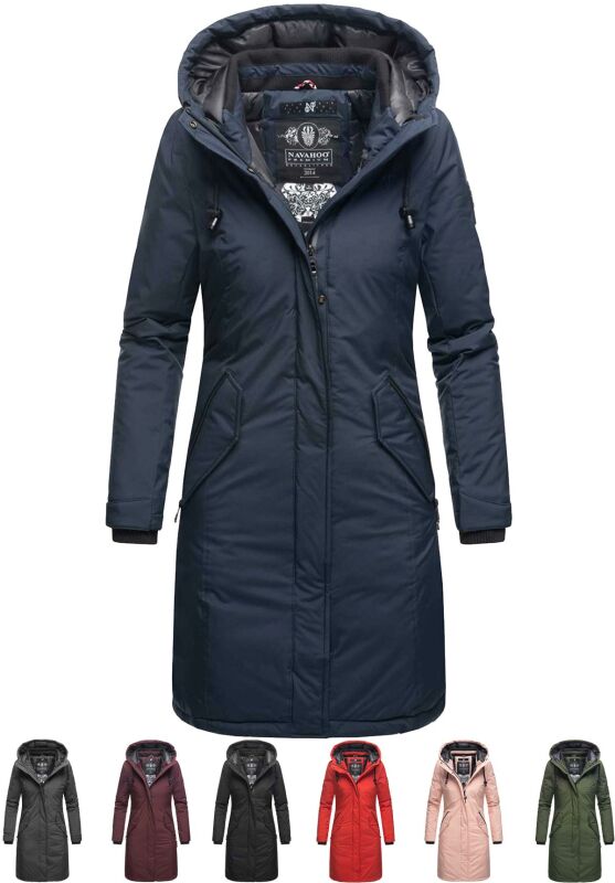 Navahoo Letiziaa warme Damen Winter Jacke lang B815