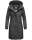 Navahoo Letiziaa warme Damen Winter Jacke lang B815 Anthrazit Größe XXL - Gr. 44