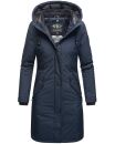 Navahoo Letiziaa warme Damen Winter Jacke lang B815 Navy...