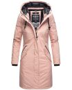 Navahoo Letiziaa warme Damen Winter Jacke lang B815 Rosa...